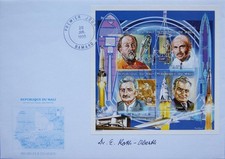 MALI 1999 KLB 2267-70 Erforschung Weltraum Space Exploration Sign. E. Oberth FDC
