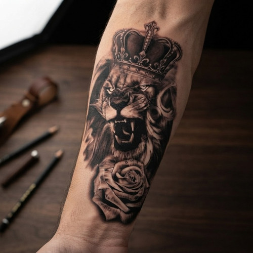 Temporäres fake tattoo - temporäres,