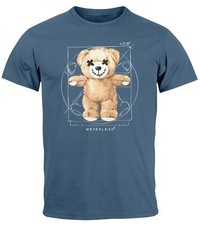 Herren T-Shirt Print Teddy