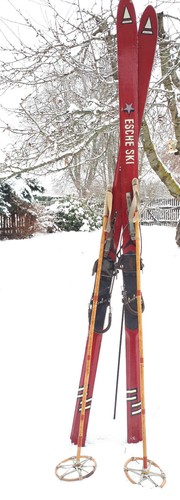 Antike holzskier escheski - holzskier,