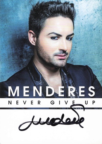 Menderes bagci autogramm - menderes,