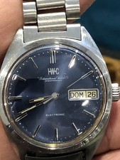 IWC SCHAFFAUSEN 9162 ELEKTRONISCHE STIMMGABEL STIMMGABEL VON BULOVA 70er UHR