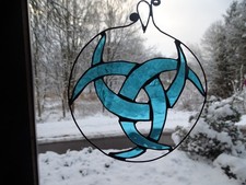 Glasfensterbild  Unikat OOAK