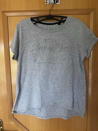 Superdry damen shirt grau - damen, t-shirt