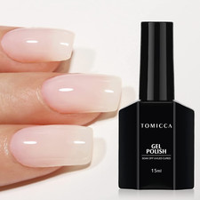 Tomicca UV Nagellack Milchig Weiss, 15Ml Milchig Weiß , Shellac LED Soak off