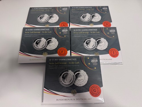 Euro münze 2019 - 5x, 10