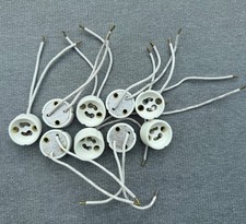 2Lampenfassungen GU10 Keramik