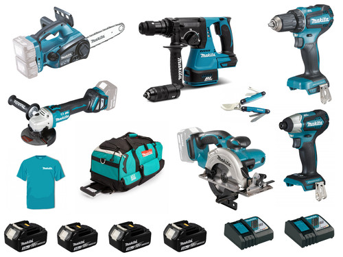 Makita set 18v 36v akku - 18v,