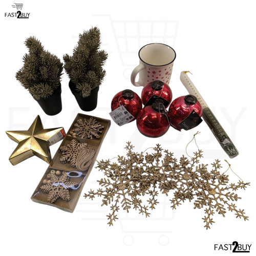 Weihnachtsdeko set mit bäumen - weihnachtsdeko,