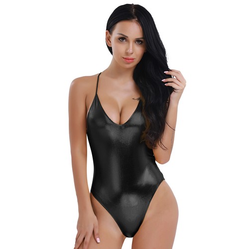 Damen body neckholder - body, lack