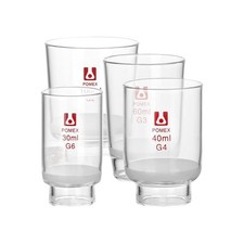 Sandkern-Tiegel Glasfritte