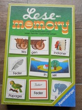 MEMORY Lese-memory (Ravensburger 007394) 6- 10 Jahre. Sprachförderung. Komplett!