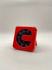 Raumthermometer 4er Set – analog – ohne Batterie – Zimmer Thermometer rot