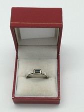 Ring Silber Blaue Stein