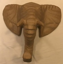 Pappmaché Elefantenkopf