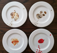 4 Käseteller, wie neu