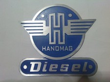 Abzeichen Hanomag Diesel L28 AL 28 Kurier Typenschild Schild s101 Trakt Plakette