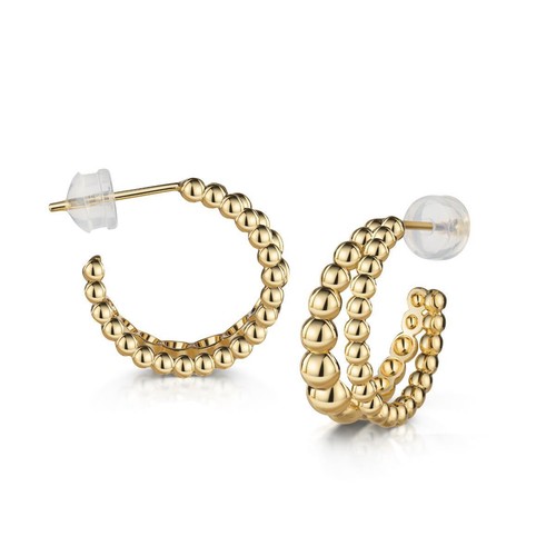 Damen ohrringe gold vergoldet - ohrringe,
