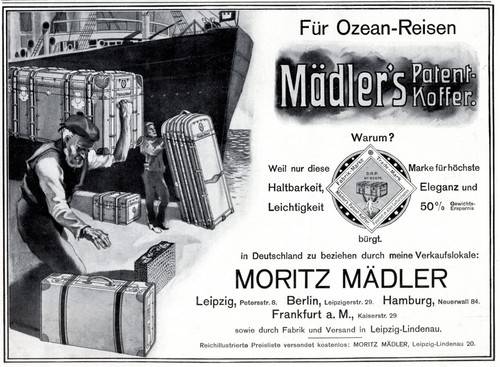 überseekoffer mädler reklame - Überseekoffer,