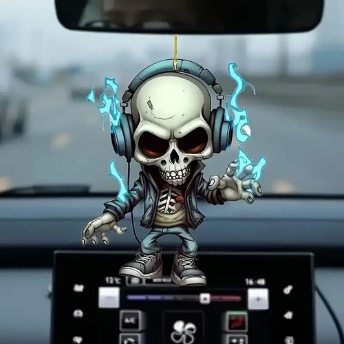 Totenkopf feuer skelett figur - totenkopf,