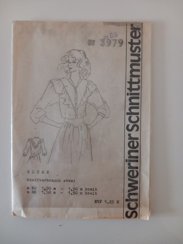 Schnittmuster für eine bluse - schnittmuster,