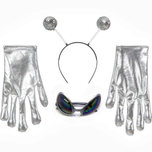 Stylisches alien kostüm set - stylisches,