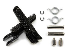 Fußrasten Paar vorne schwarz