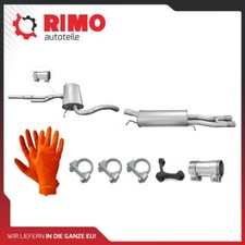 für Audi A4 B5 2.4 2.8 V6 (1996-2001) Mittel+Endschalldämpfer Auspuffanlage