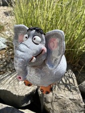 Keramik Elefant Gartenkugel