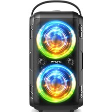Bluetooth Lautsprecher 180W Party Boom Box kabellos LED USB Bass laut Musikbox
