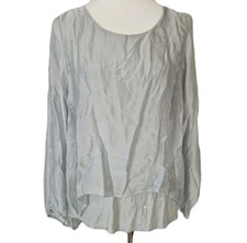 Italy Chiffon Tunika Bluse Gr