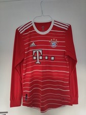 Adidas FC Bayern München Authentic Home Trikot Gr.6/M Langarm Neu 22/23