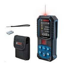 Bosch GLM 50-27 C Laserentfernungsmesser - inkl. 2x 1,5V AA - 50 m mit  Tasche