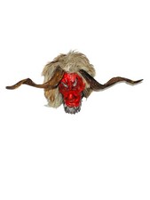 Krampusmaske Perchtenmaske aus