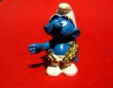 SCHLEICH PEYO  1979 SCHLUMPF mit Siegerkranz