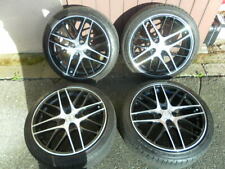 7,5x17 BBS Alufelgen 205/40 SOMMERREIFEN Kreuzspeiche SCHWARZ POLIERT GOLF 2 3 