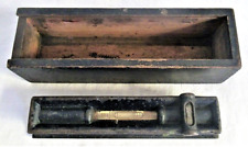 Maschinenwasserwaage Rahmenwasserwaage Rahmen-Richtwaage 200 x 45 mm in Holzbox