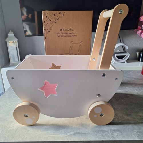 Puppenwagen aus holz neu - aus,