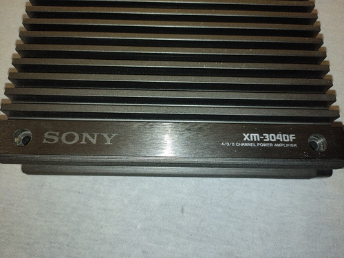 Sony power amplifier - power, xm-3040f