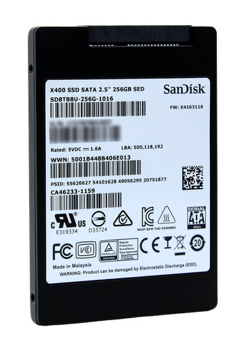 Sandisk x400 256 - x400, 2,5"