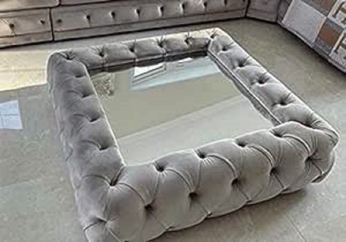 Gepolsterter couchtisch samt - couchtisch,