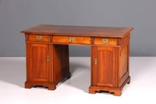 Traumhafter Jugendstil Schreibtisch Eiche Holz Desk Antik Bürotisch Office Desk