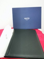 GOLDPFEIL SCHREIBMAPPE KONFERENZMAPPE WEICHES LEDER SCHWARZ DIN A4♥️♥️ NEU OVP