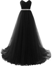Damen V-Ausschnitt Abendkleid