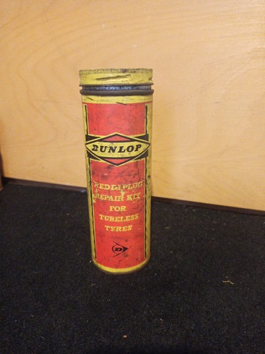 Vintage blechdose dunlop - vintage,
