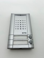 Ritto 16702 Außen Türsprechanlage Klingelplatte 2 Familien silber - g