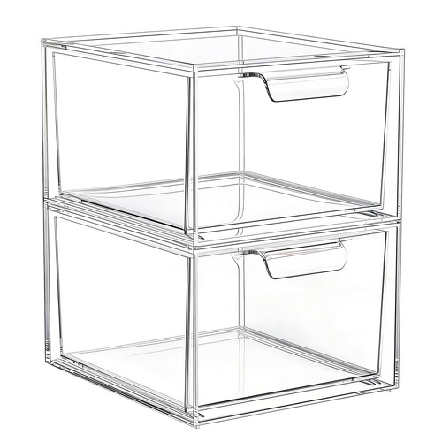 2er stapelbare kosmetik - 2er,
