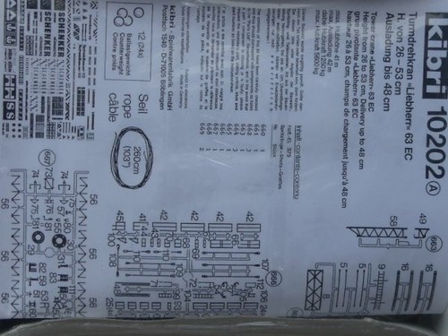 Kibri liebherr 63ec - 1/87,
