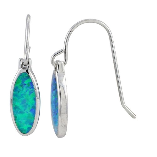 Sterling silber opal oval - sterling,