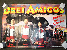 Original Filmposter Filmplakat Papierbanner Gerollt Drei Amigos Gut 110x160